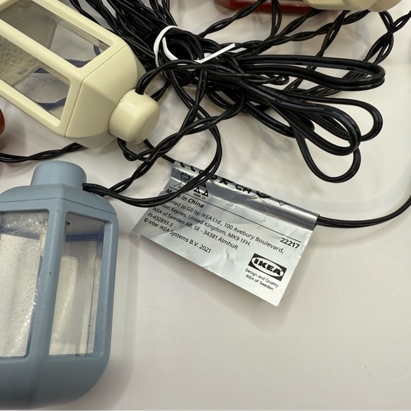 IKEA SOMMARLANKE Led String Mini Lantern Lights, 12 Lights, Battery Operated - Picture 4 of 5